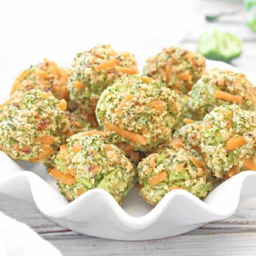 Baked Broccoli Cheese Balls Vegan Recipe This Wife Cooks