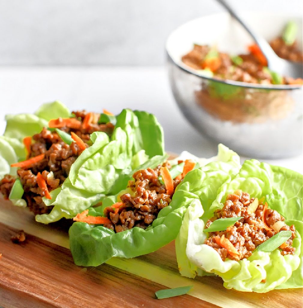  Asian Style Lettuce Wraps Vegan Recipe This Wife Cooks