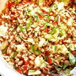 Vegan Black Eyed Pea and Cabbage Stew - Kick off the new year with hearty and healthy vegan black-eyed pea and cabbage stew!