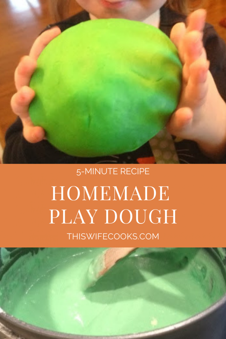 Easy Homemade Play Dough - This Wife Cooks™