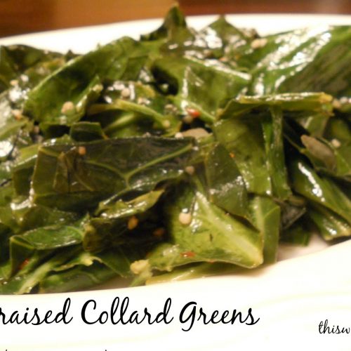 Beer Braised Collard Greens Recipe - This Wife Cooks