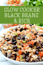 Slow Cooker Black Beans and Rice ~ Vegan ~ This Wife Cooks™