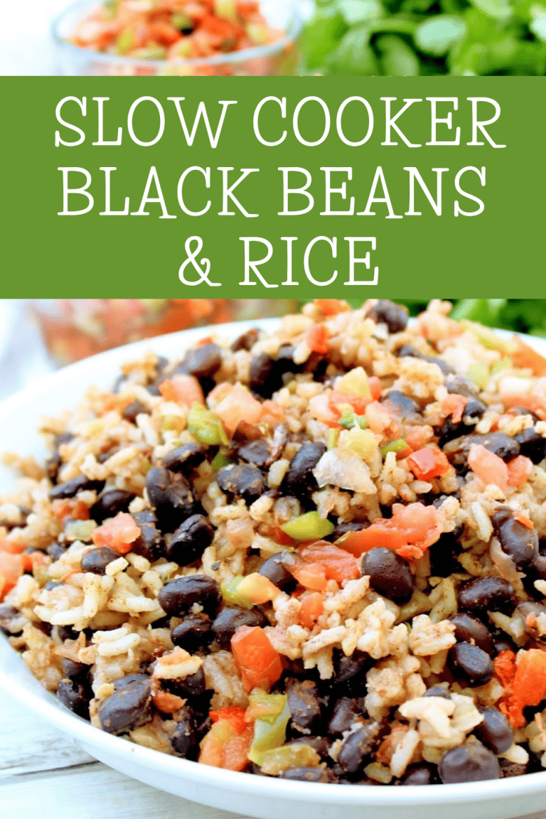 Slow Cooker Black Beans and Rice ~ This Wife Cooks™