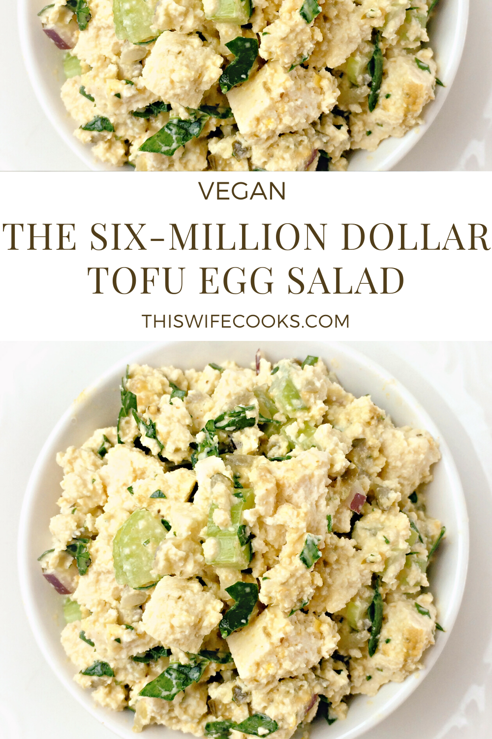 The Six Million Dollar Tofu Egg Salad - This Wife Cooks™