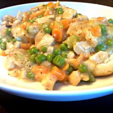 Vegan Chicken Pot Pie | This is classic, stick-to-your-ribs comfort food!