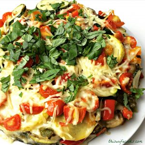Late Summer Vegetable & Polenta Torte | This hearty vegetable & polenta torte makes good use of some of the most popular home grown veggies and the presentation is nothing short of impressive.