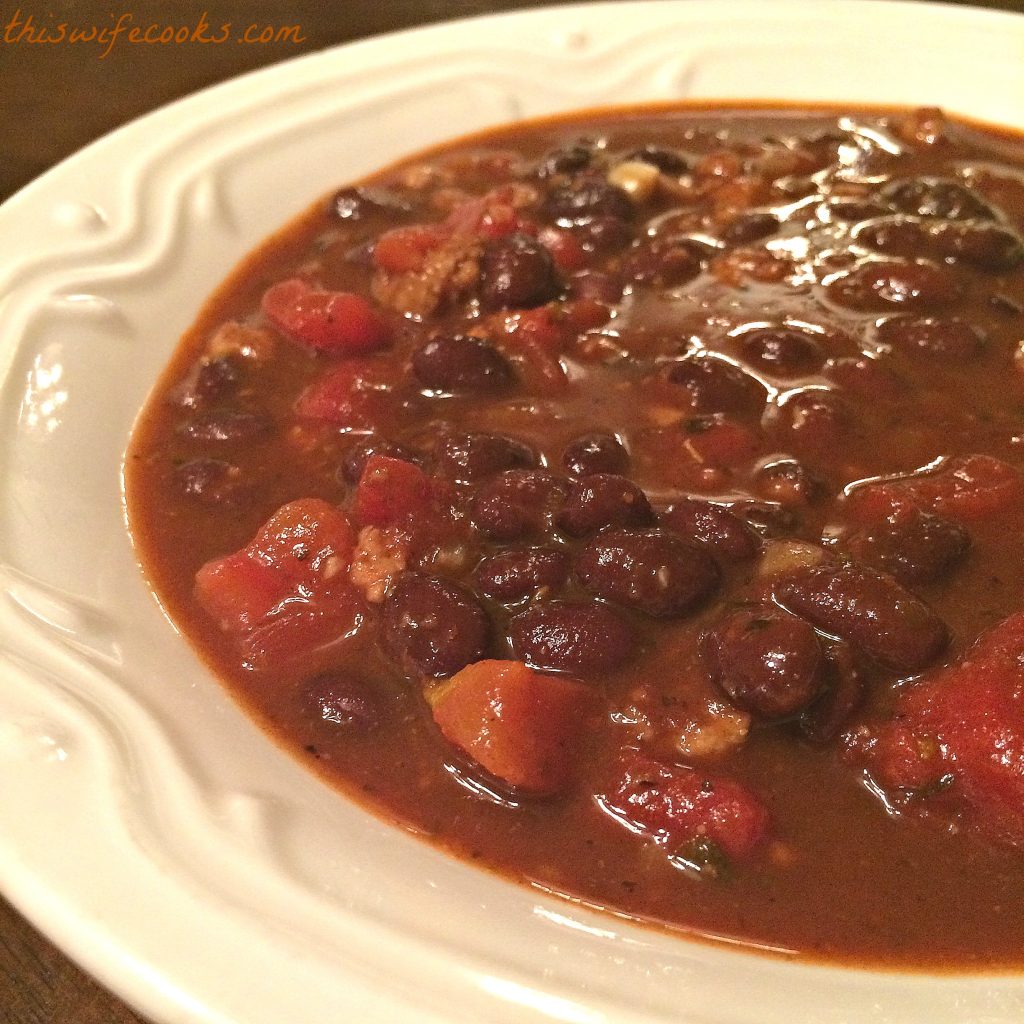 Beefy Black Bean Vegan Chili This Wife Cooks