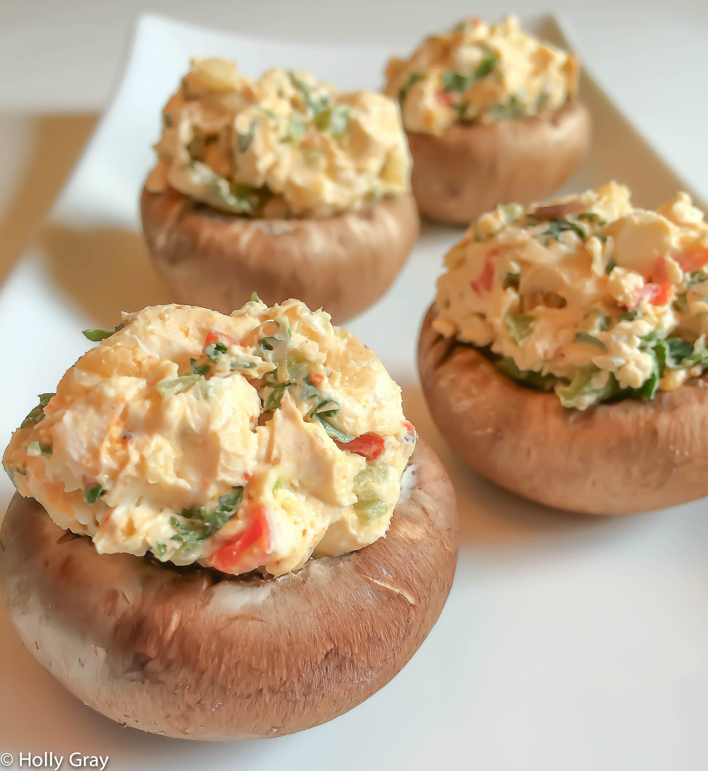 Cajun Spiced Stuffed Mushrooms