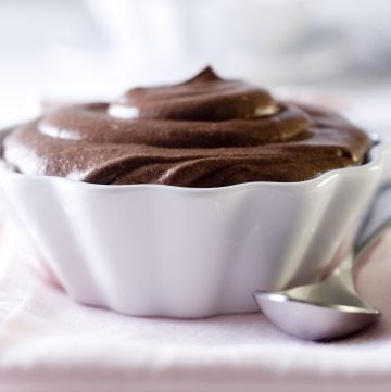 Vegan Chocolate Mousse - Now this is a dessert you can feel good about! Chocolatey, dairy-free deliciousness, ready to serve in an hour or less.