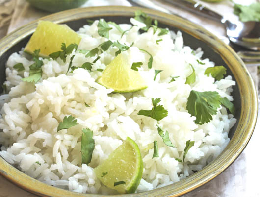 Cilantro Lime Rice - Simple and subtle, this easy rice is the perfect complement to bigger, bolder flavors found in hearty and spicy enchiladas or fajitas. via @thiswifecooks