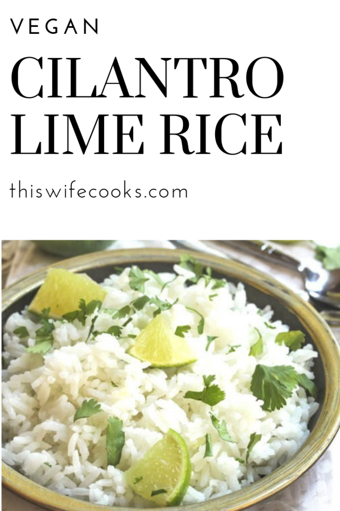 Cilantro Lime Rice | Simple and subtle... this easy rice offers the perfect complement to bigger, bolder flavors such as those found in spicy enchiladas or fajitas.