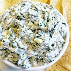 5-Ingredient Vegan Spinach and Artichoke Dip