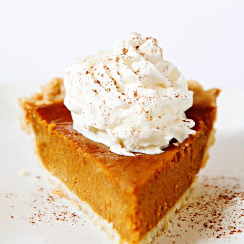 Vegan Thanksgiving Pumpkin Pie - This Wife Cooks