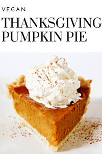 Vegan Thanksgiving Pumpkin Pie - The iconic, quintessential pie of Thanksgiving! Rich, creamy, and loaded with spices of the season. Easy & comforting - a family favorite year after year!