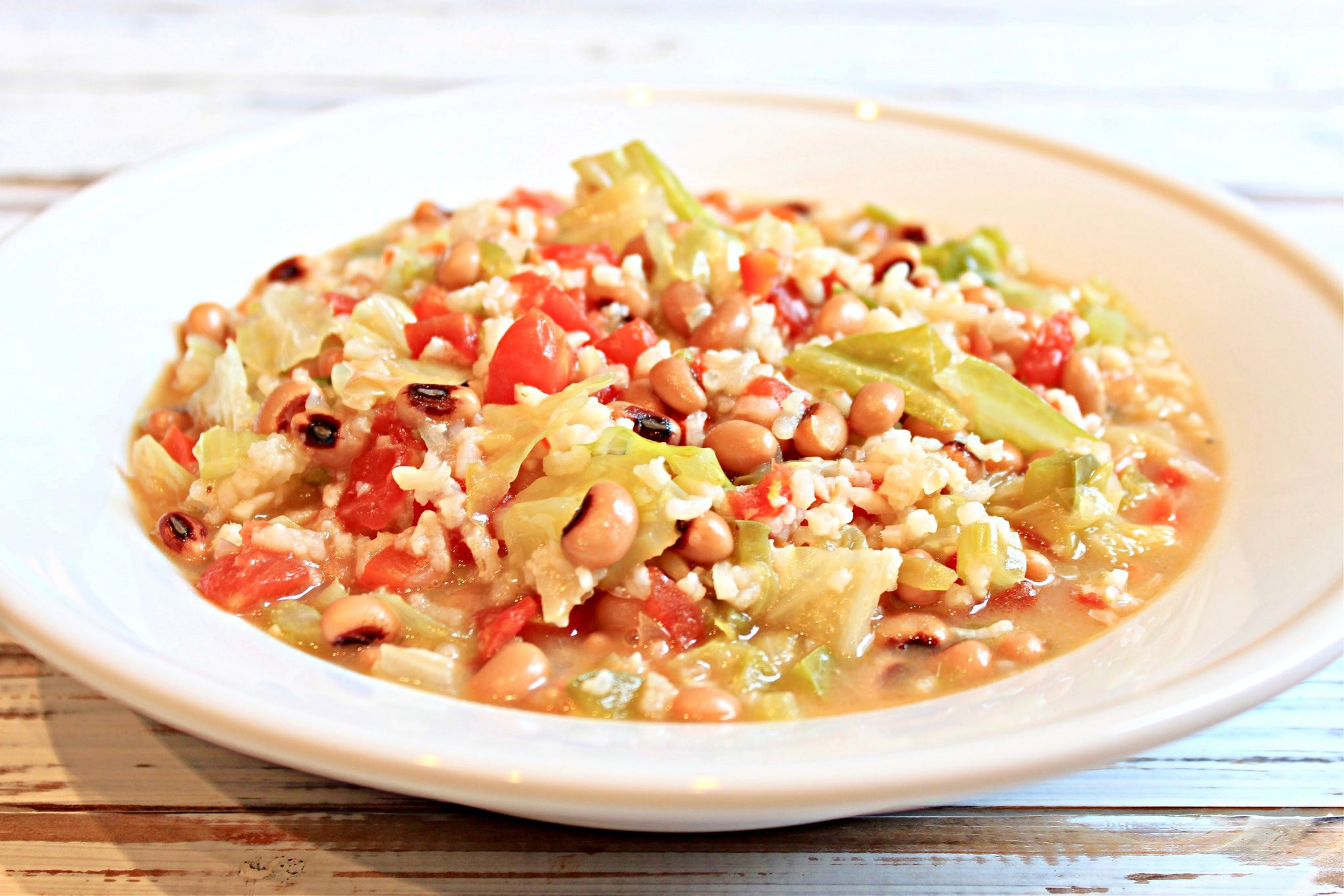 Black Eyed Pea and Cabbage Stew Vegan Recipe This Wife Cooks