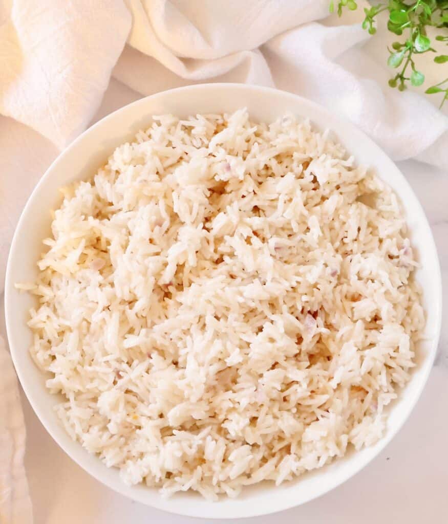 Basmati Coconut Rice ~  Easy recipe for elevating plain rice with just a few simple ingredients!