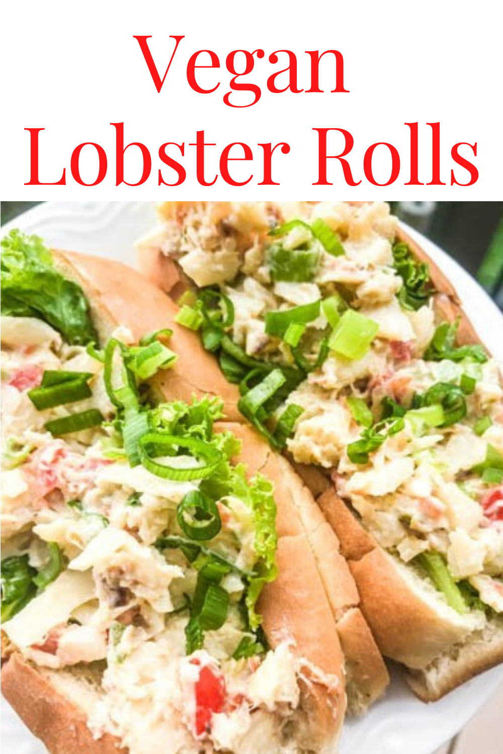 Hearts of Palm Lobster-Style Rolls - Super easy to make and bursting with all the flavor of a traditional lobster roll!

#lobsterrollrecipe #veganlobsterroll #thiswifecooksrecipes #meatless #plantbased #vegansandwichrecipes via @thiswifecooks