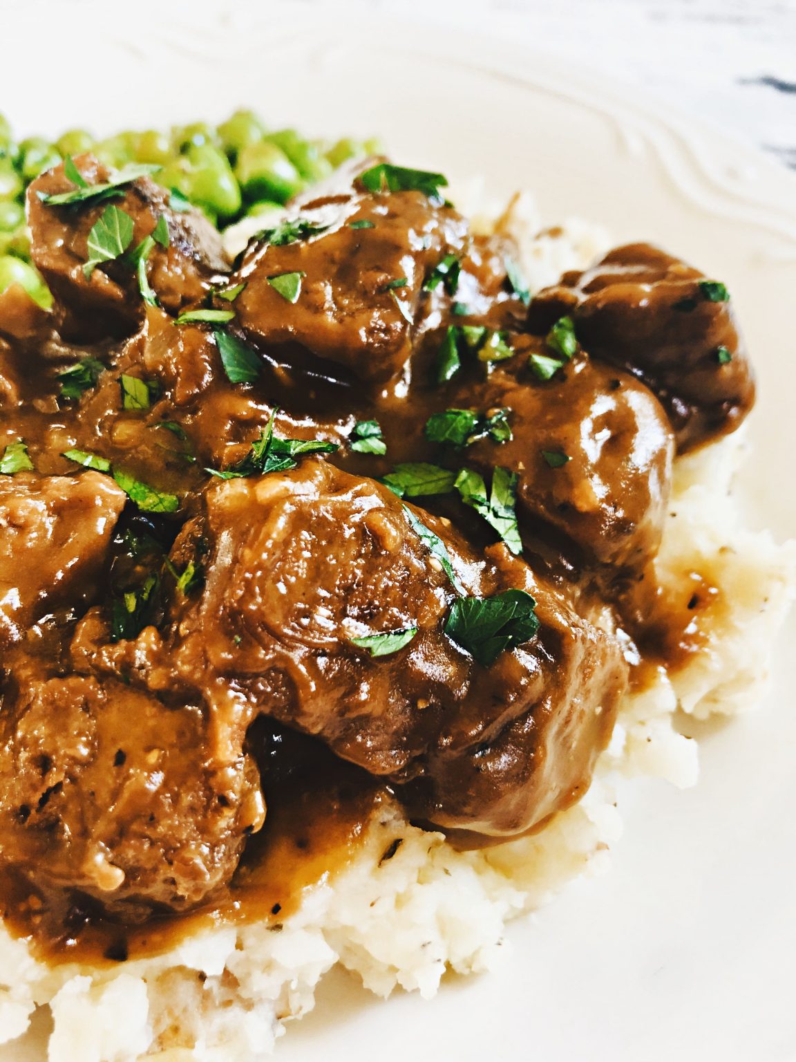 Vegan Beef Tips and Gravy Recipe This Wife Cooks