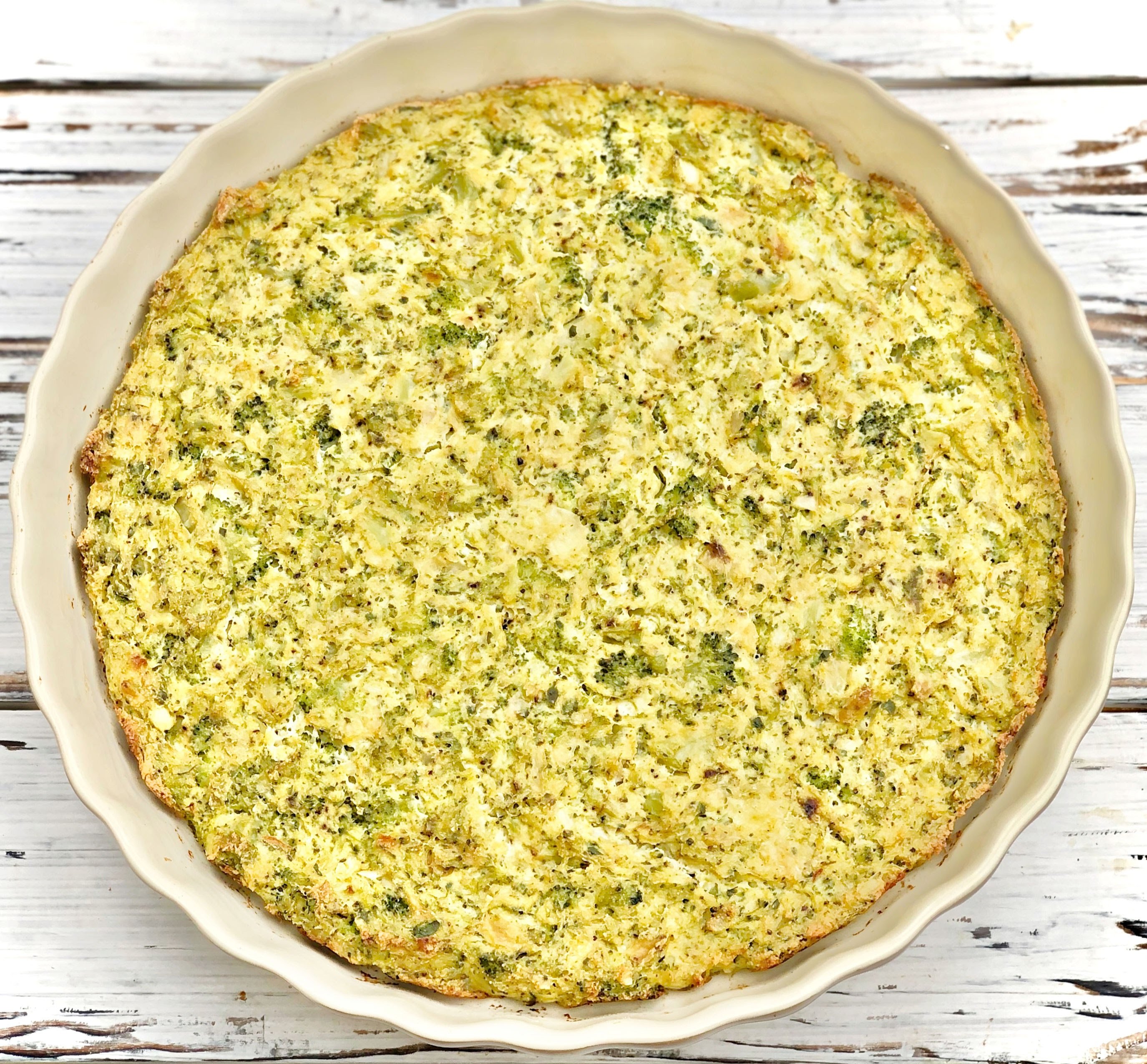 Tofu and Broccoli Frittata - A plant-based broccoli frittata recipe that is easy to make ahead and perfect for breakfast, brunch, lunch, or dinner. #veganfrittata #crustlessquiche #thiswifecooksrecipes #veganbreakfast  via @thiswifecooks