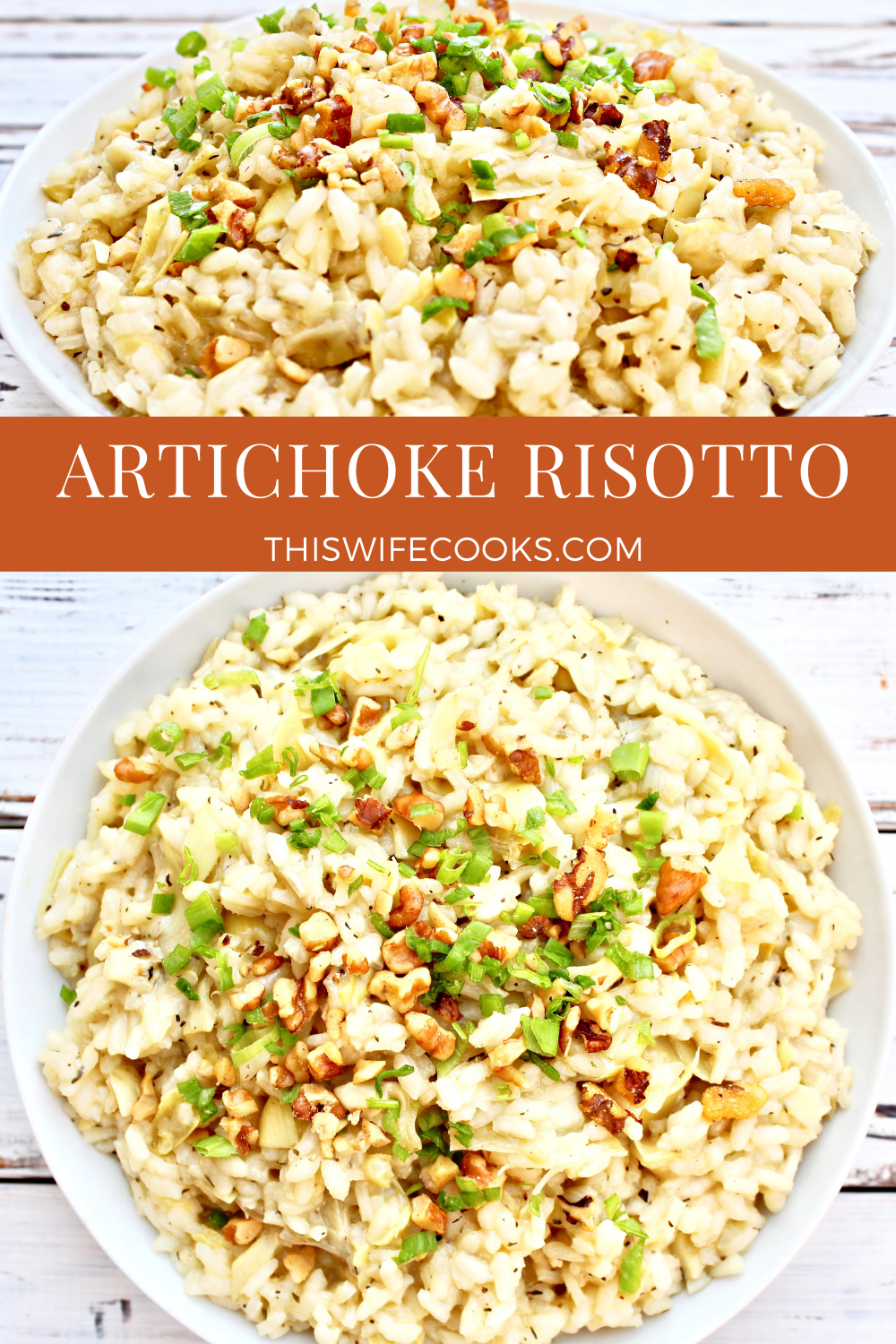 Artichoke Risotto ~ This classic Italian comfort food is very easy to make and a great company-worthy dish. via @thiswifecooks