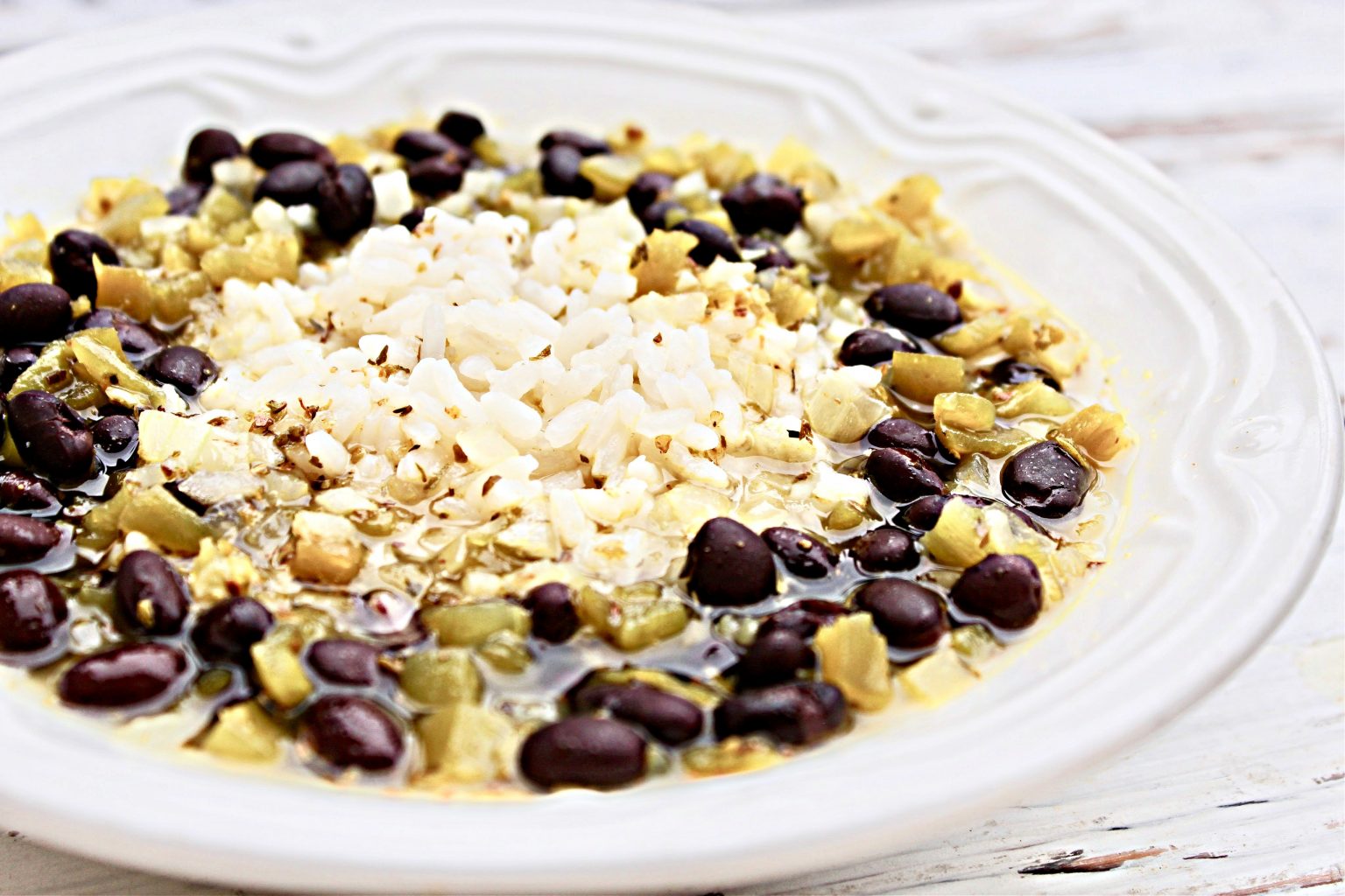 Green Chile Rice and Black Bean Soup This Wife Cooks™