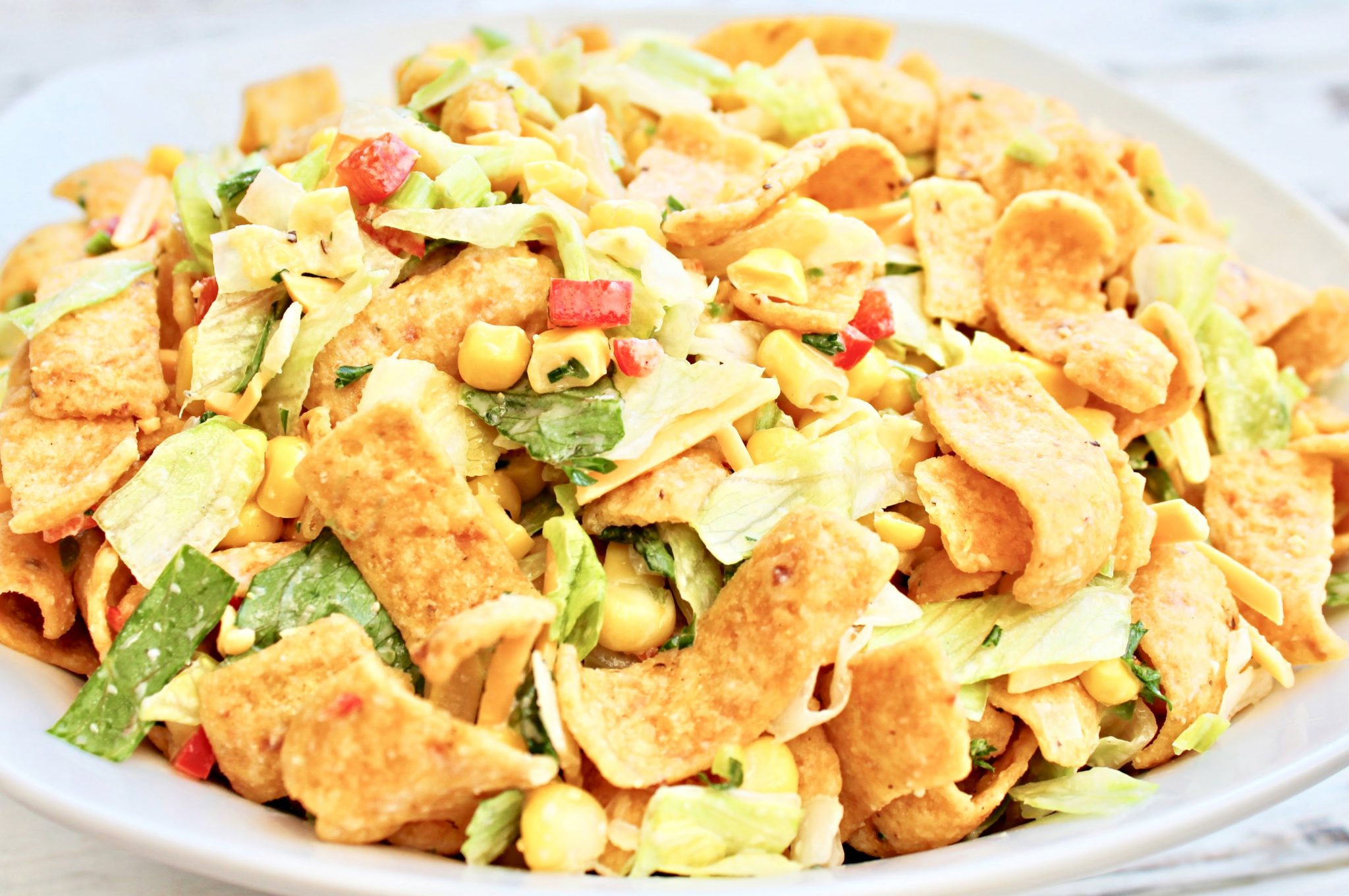 Corn Chip Taco Salad Vegan Recipe This Wife Cooks™
