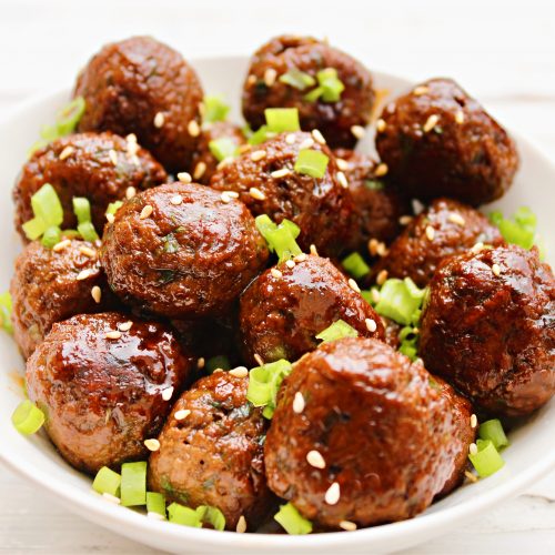 Vegan Teriyaki Meatballs Recipe - This Wife Cooks™