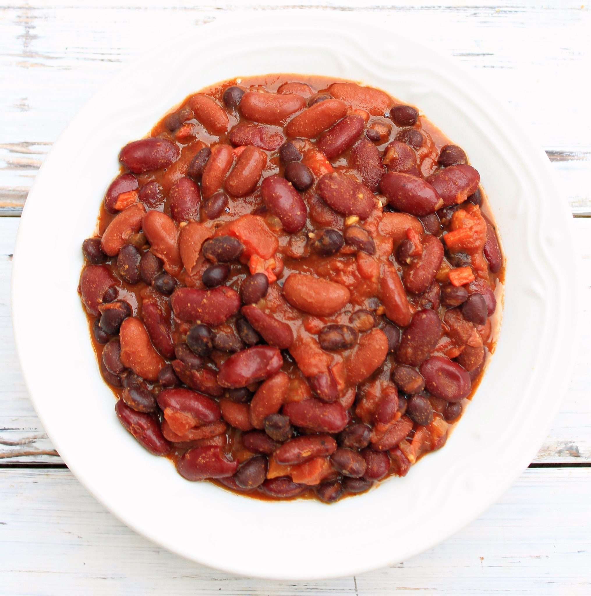 Three Bean BBQ Chili - Easy Vegan Recipe - This Wife Cooks™