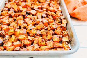 Roasted Sweet Potato Hash - Sheet Pan Recipe -This Wife Cooks™