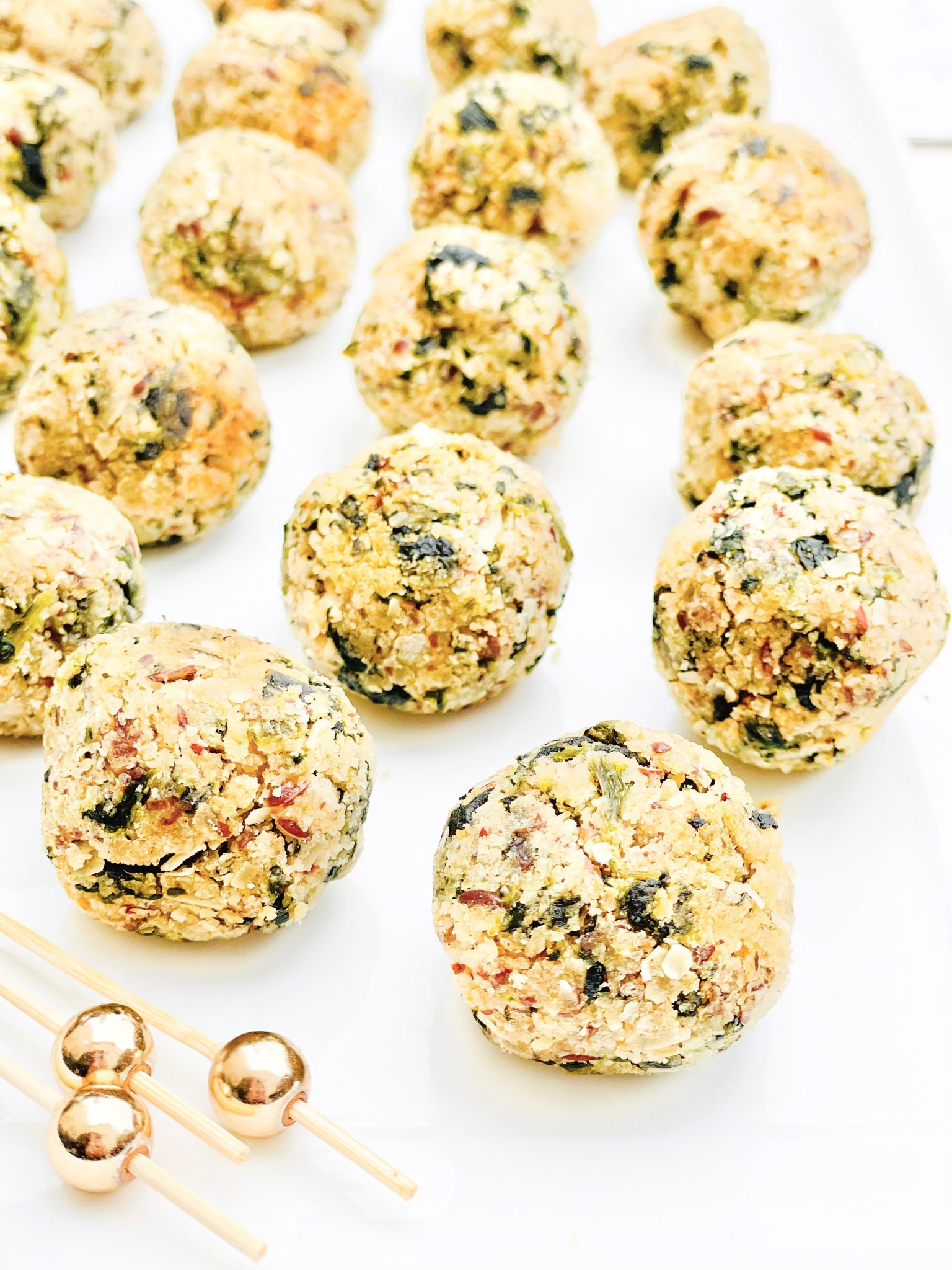 Spinach Parmesan Balls Vegan Recipe This Wife Cooks™