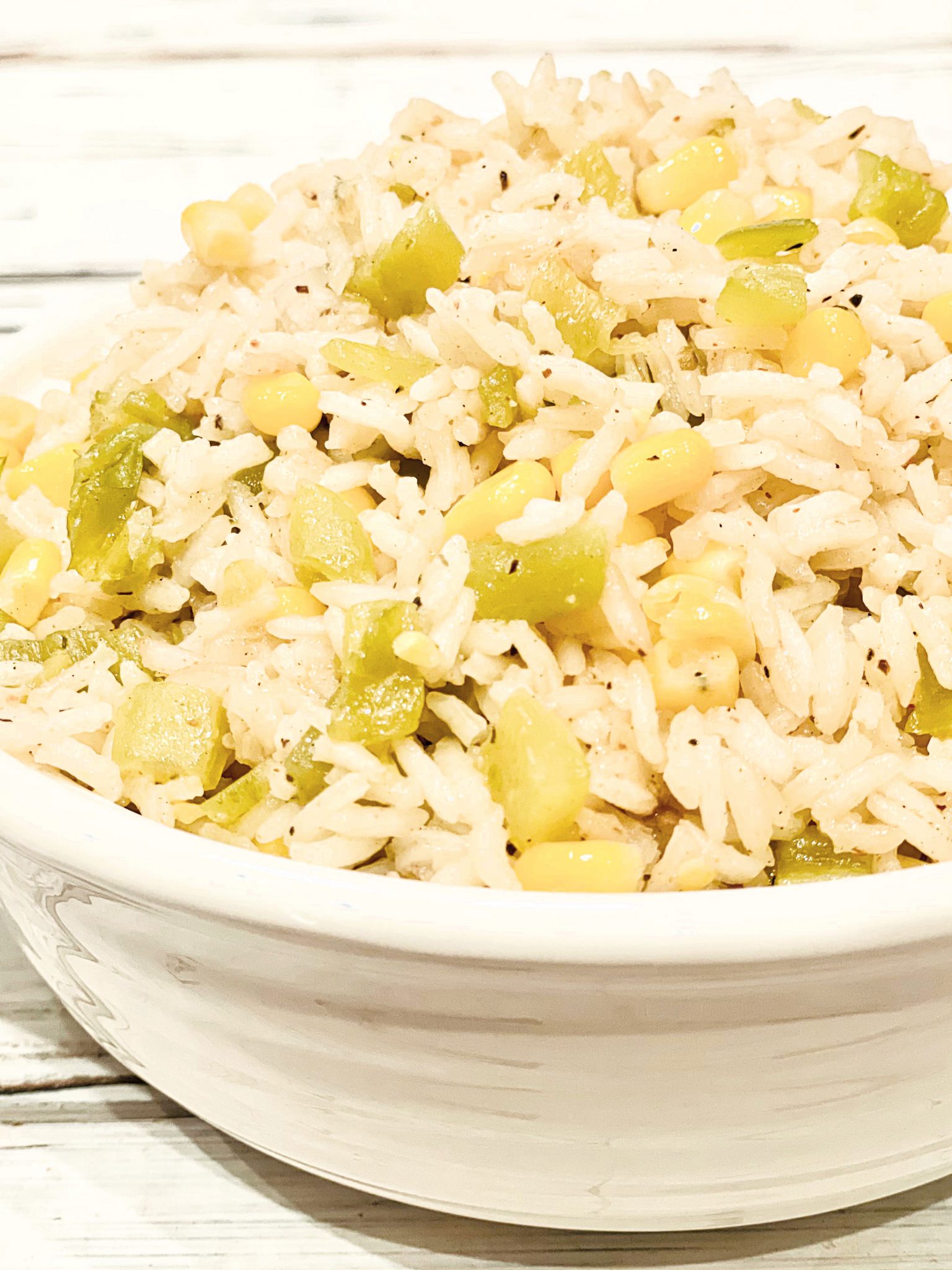 Corn and Green Chile Rice Vegan Recipe This Wife Cooks™