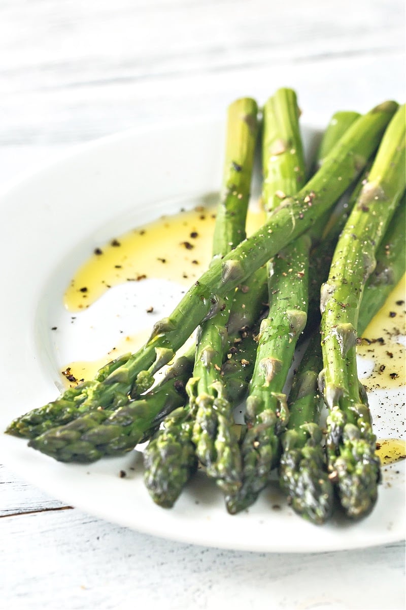 Pan Fried Asparagus - Vegan Recipe - This Wife Cooks™