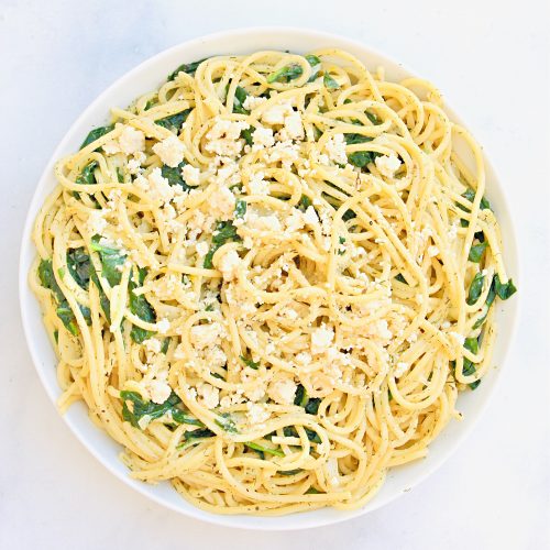 Spanakopita Pasta Vegan Recipe This Wife Cooks™