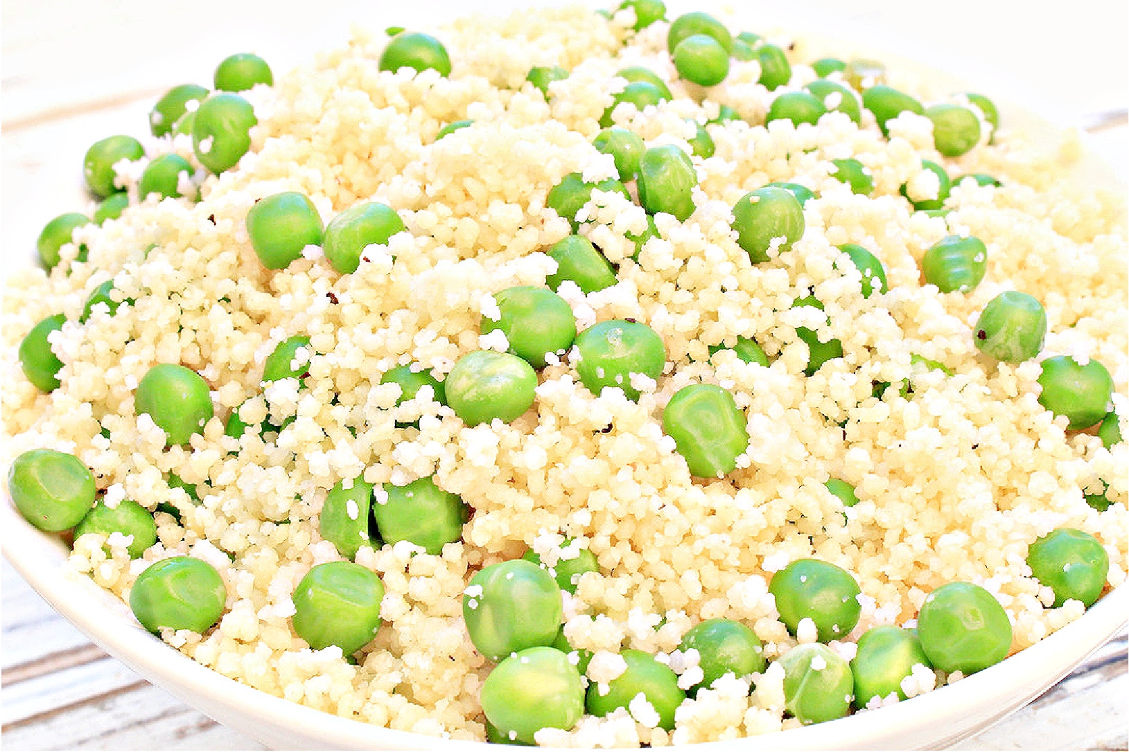 Couscous and Peas ~ Easy Recipe ~ This Wife Cooks™