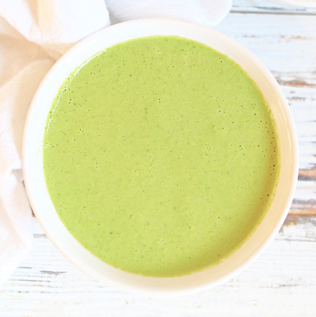 Green Gazpacho ~ Vegan Recipe ~ This Wife Cooks™