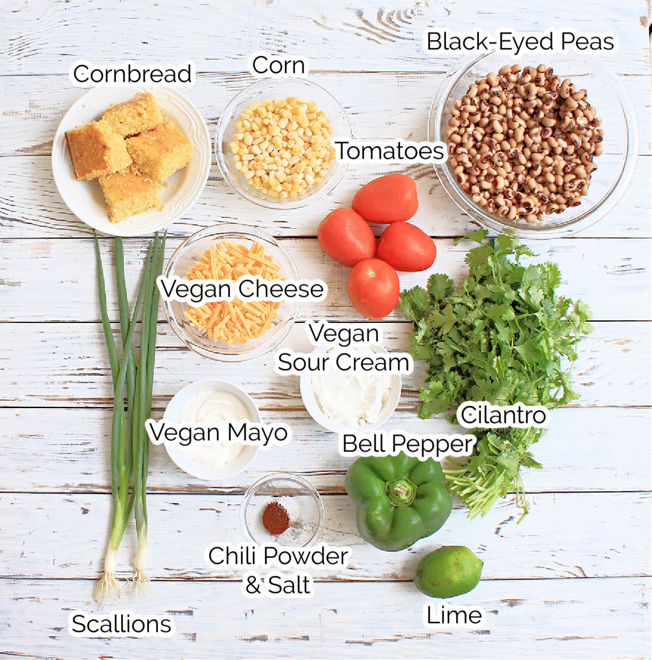 BlackEyed Pea and Cornbread Salad Vegan Recipe This Wife Cooks™