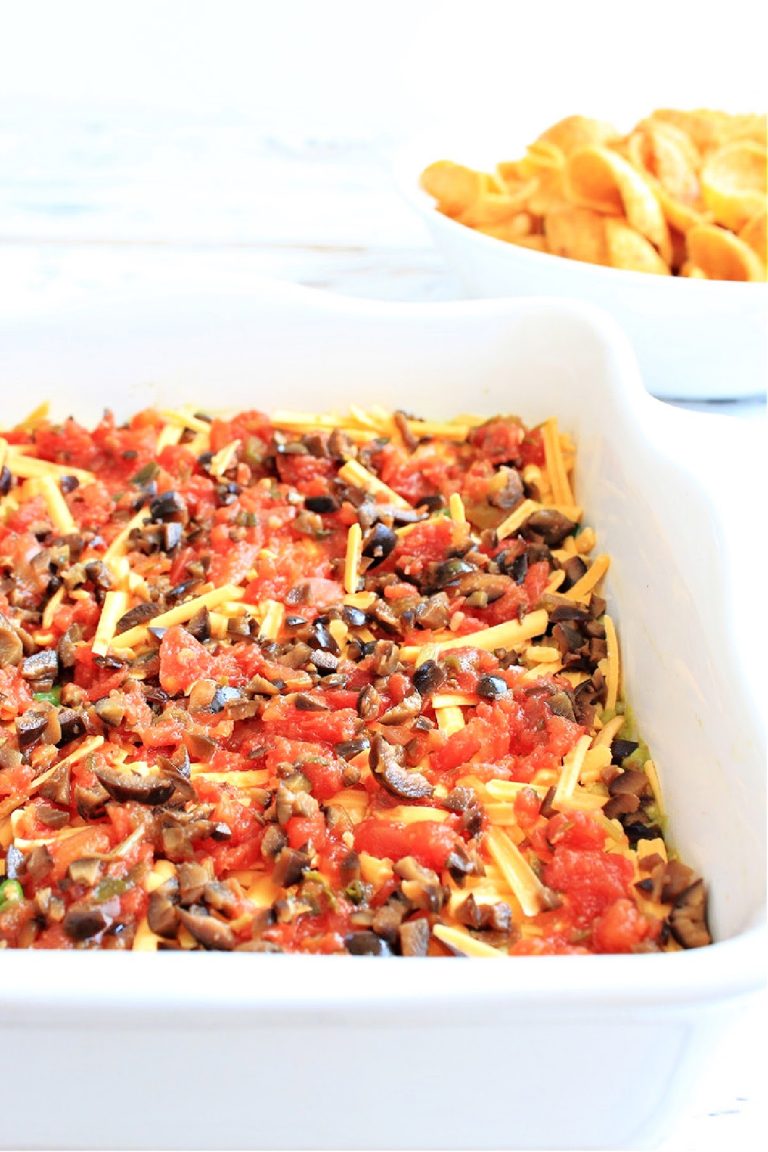 Vegan Tex Mex Dip ~ 7 Layer Party Appetizer ~ This Wife Cooks™