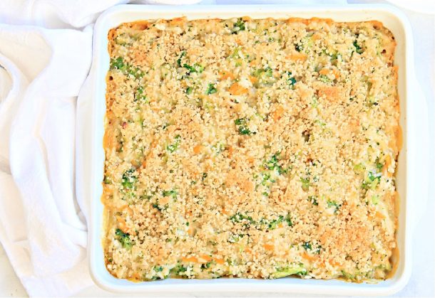 Broccoli and Rice Casserole ~ Vegan Recipe ~ This Wife Cooks™