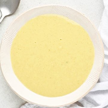 Vegan Cream of Chicken Substitute ~ Got a recipe that calls for a can of cream of chicken soup? No worries; I've got you covered! This recipe is quick, easy, and yields the equivalent of one can of soup!