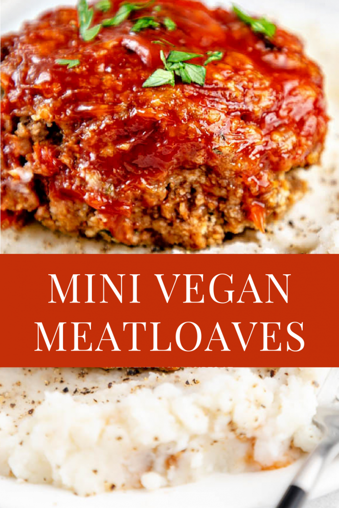 Mini Meatloaves ~ You'll love this savory and perfectly portioned, 100% plant-based version of the comfort food classic!