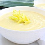 Vegan Leek and Potato Soup ~ This simple and savory, budget-friendly soup is easy to make in 30 minutes or less!