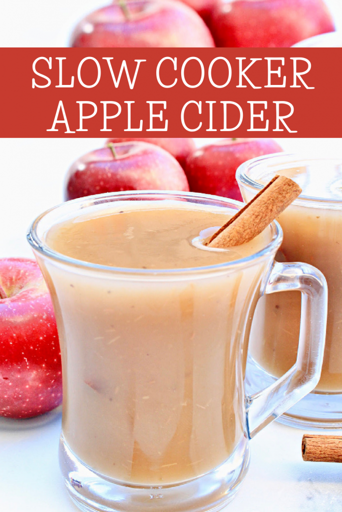 This Slow Cooker Apple Cider recipe is easy to make with fresh apples and guaranteed to make your house smell like fall!