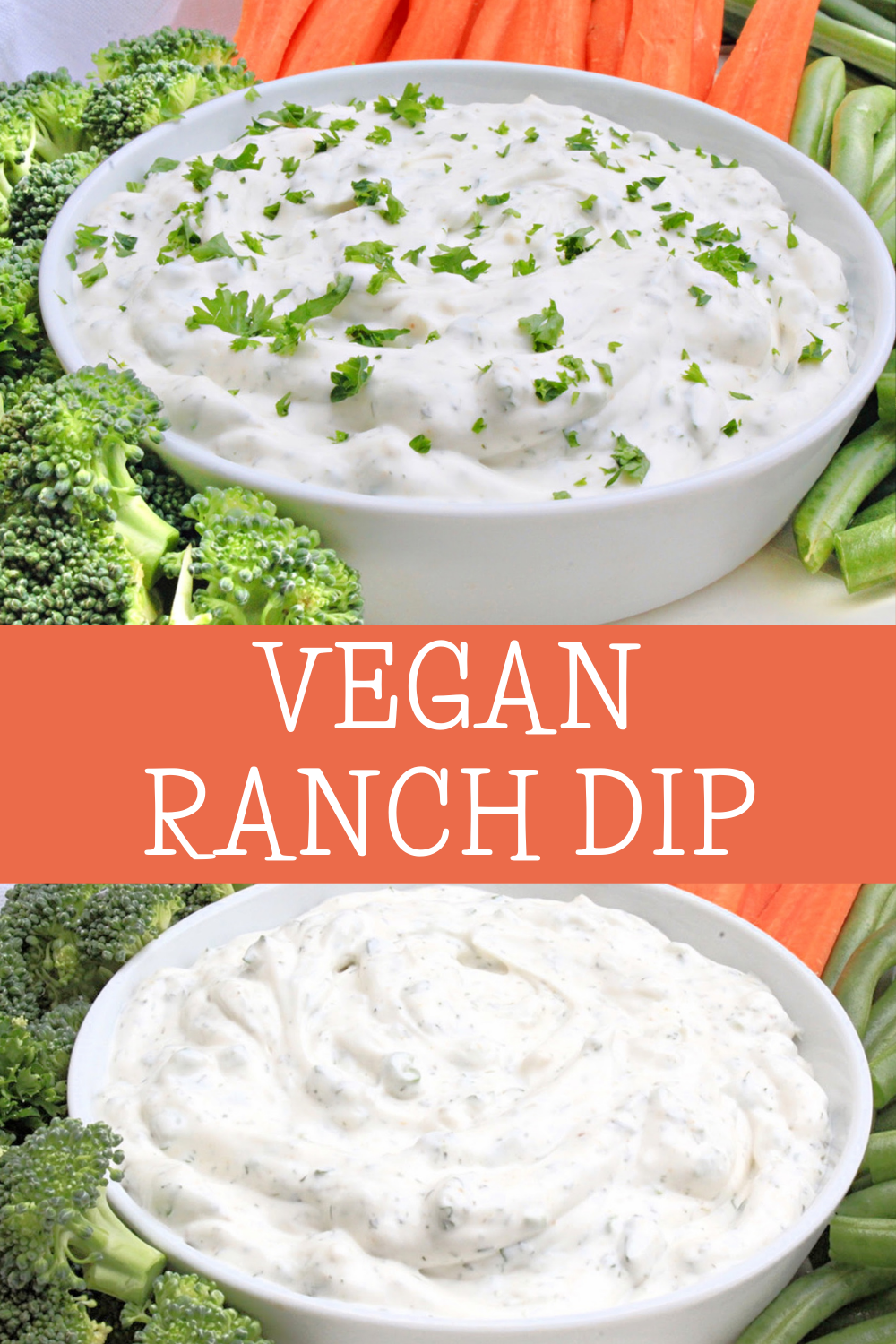 Vegan Ranch Dip ~ The classic party dip! Dairy-free ranch dip is easy, creamy, and perfect for parties, game days, and everyday snacking at home! via @thiswifecooks