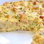 Leftover Stuffing Frittata ~ A delicious and easy way to turn excess holiday stuffing into a whole new meal using plant-based JUST Egg.