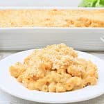Vegan Baked Mac and Cheese ~ Kid-tested and approved! You're going to love this rich, indulgent, and deliciously dairy-free comfort food classic that has been kid-tested and heartily approved!