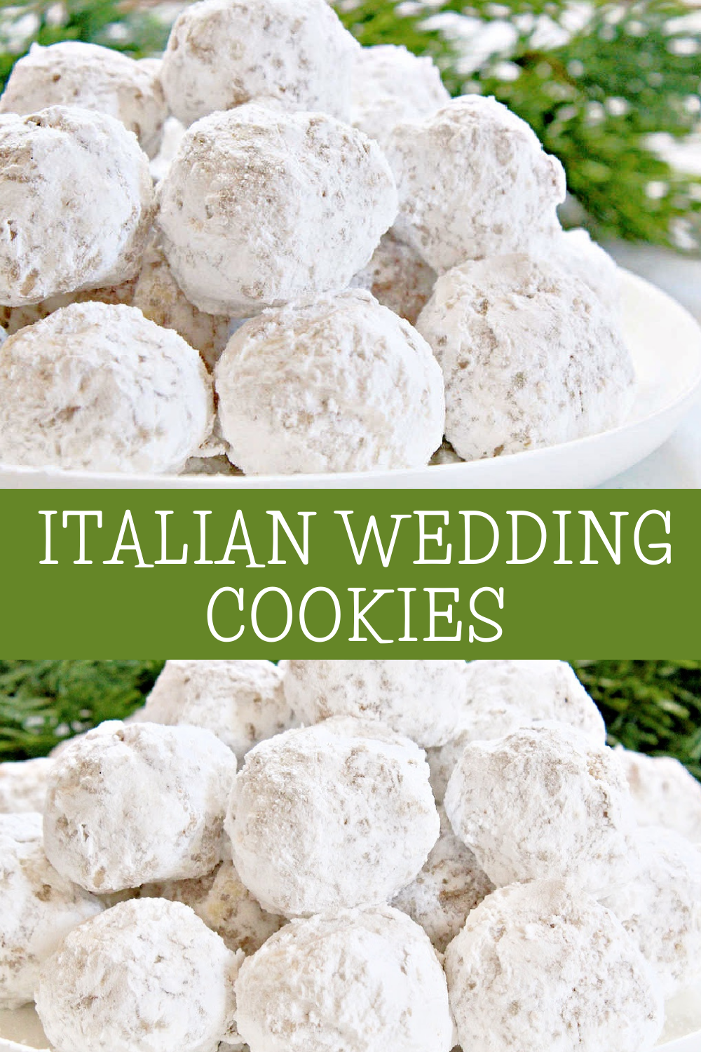 Italian Wedding Cookies ~ These delicate and nutty, dairy-free shortbread cookies rolled in powdered sugar pair especially well with coffee or hot tea! via @thiswifecooks