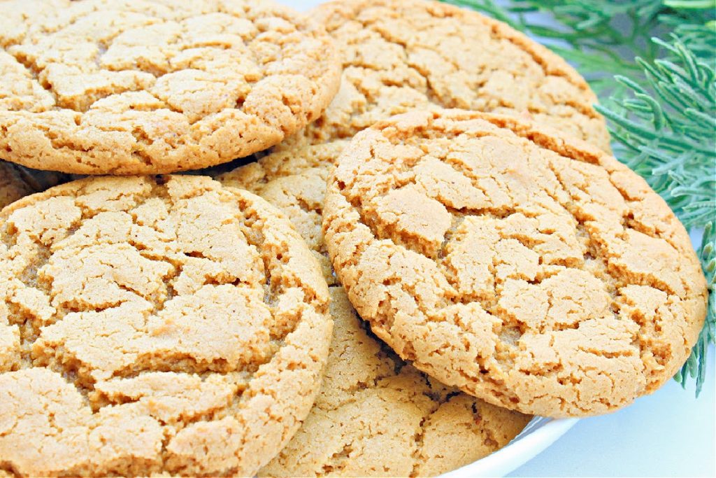 Vegan Ginger Cookies ~ These dairy-free ginger cookies are easy to make and perfect for the Christmas season!
