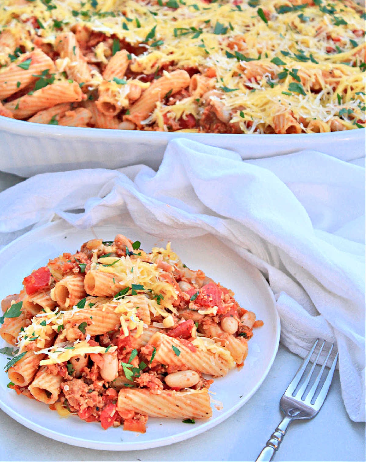 Pasta e Fagioli al Forno Vegan Recipe This Wife Cooks™