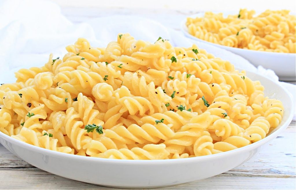 Buttered Noodles ~ 20 minute recipe! This kid-favorite is a dairy-free spin on the quick and easy comfort food classic!