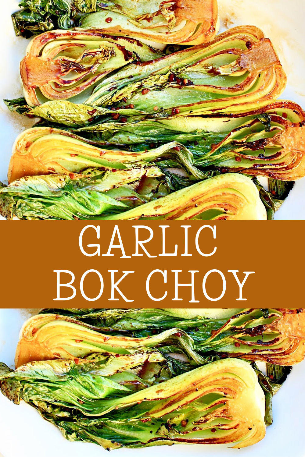 Garlic Bok Choy ~ A crisp and gorgeous fresh greens side dish bursting with bright flavor! Ready to serve in 5 minutes!  via @thiswifecooks
